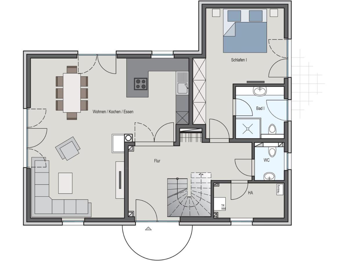Ferienhaus Graukranich 41 Fuhlendorf  Экстерьер фото